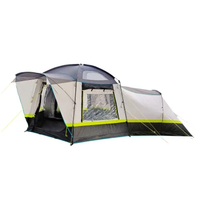 Isolated view of the multi-room pod tent on a white background for product catalog display.