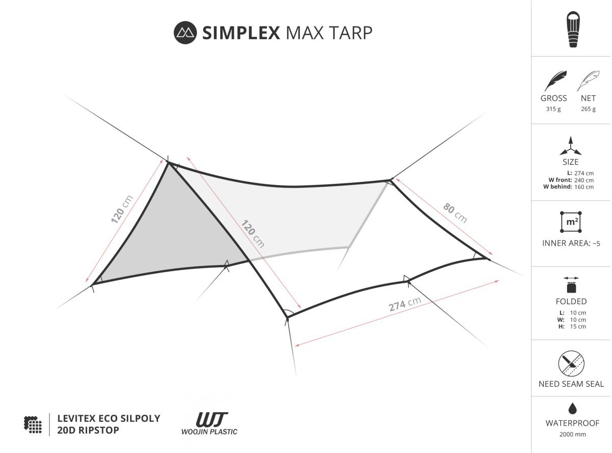Liteway Simplex Max Tarp | Magnesia Outdoor Sports