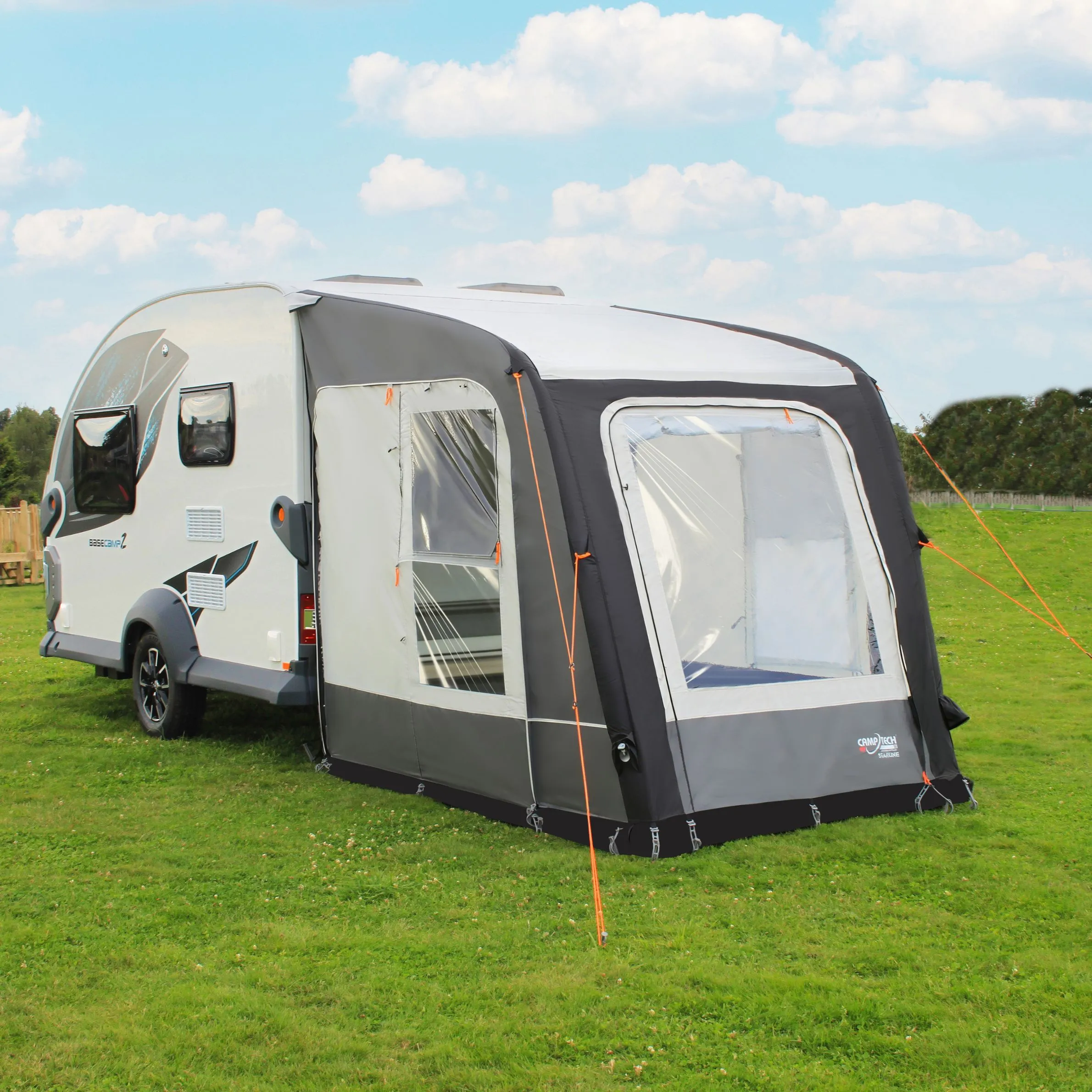 The Starline range is widely regarded as one of the most adaptable air awnings on the market today, and for good reason.