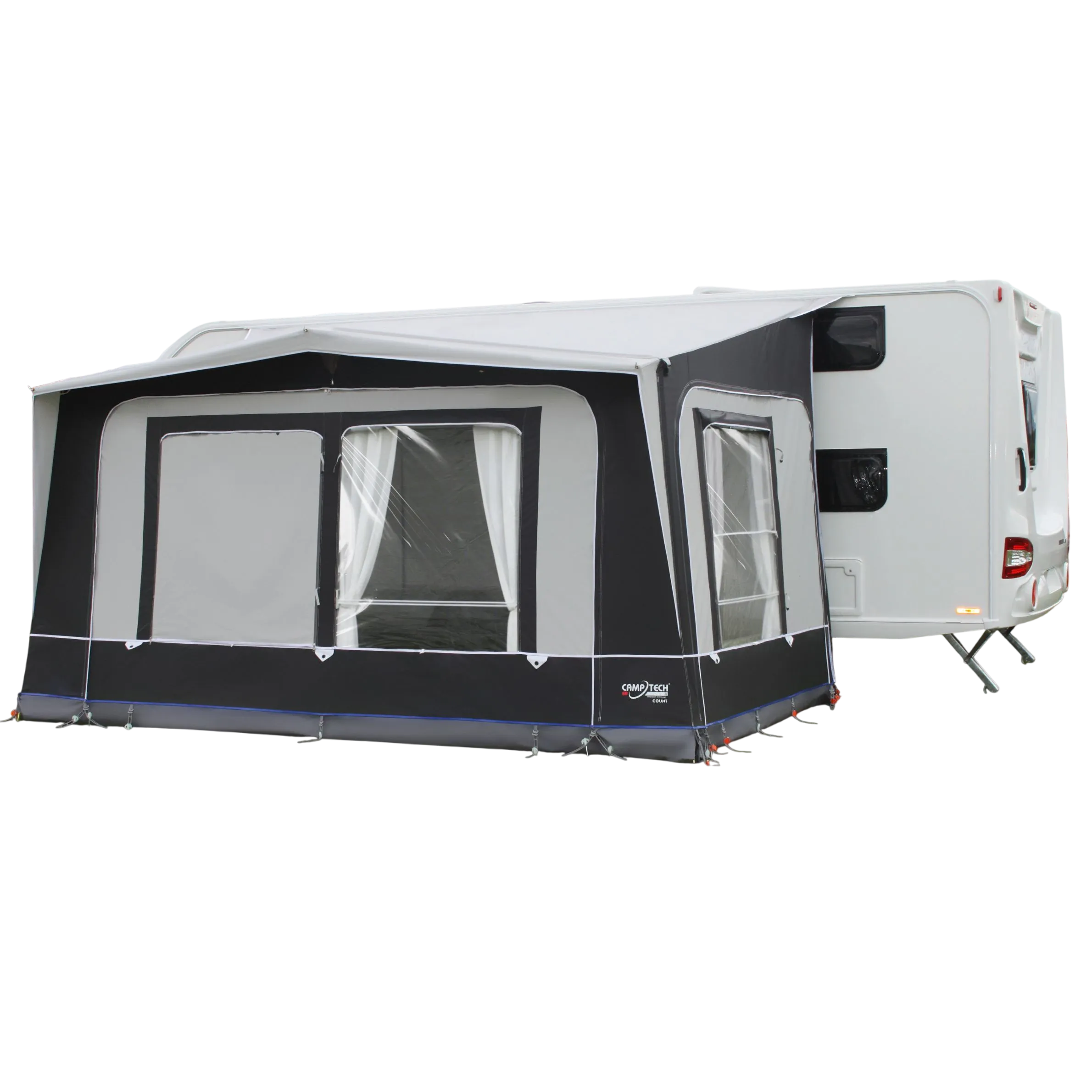 The Count DL Porch Awning is a powerhouse in the seasonal porch category, offering a massive 400cm width that rivals many full-sized awnings while maintaining the ease of a porch setup.