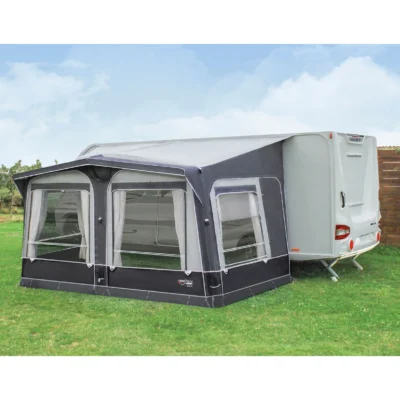 The Duke DL Seasonal Air Porch Awning is the definitive solution for caravan enthusiasts who demand a "home away from home" during extended seasonal pitches.