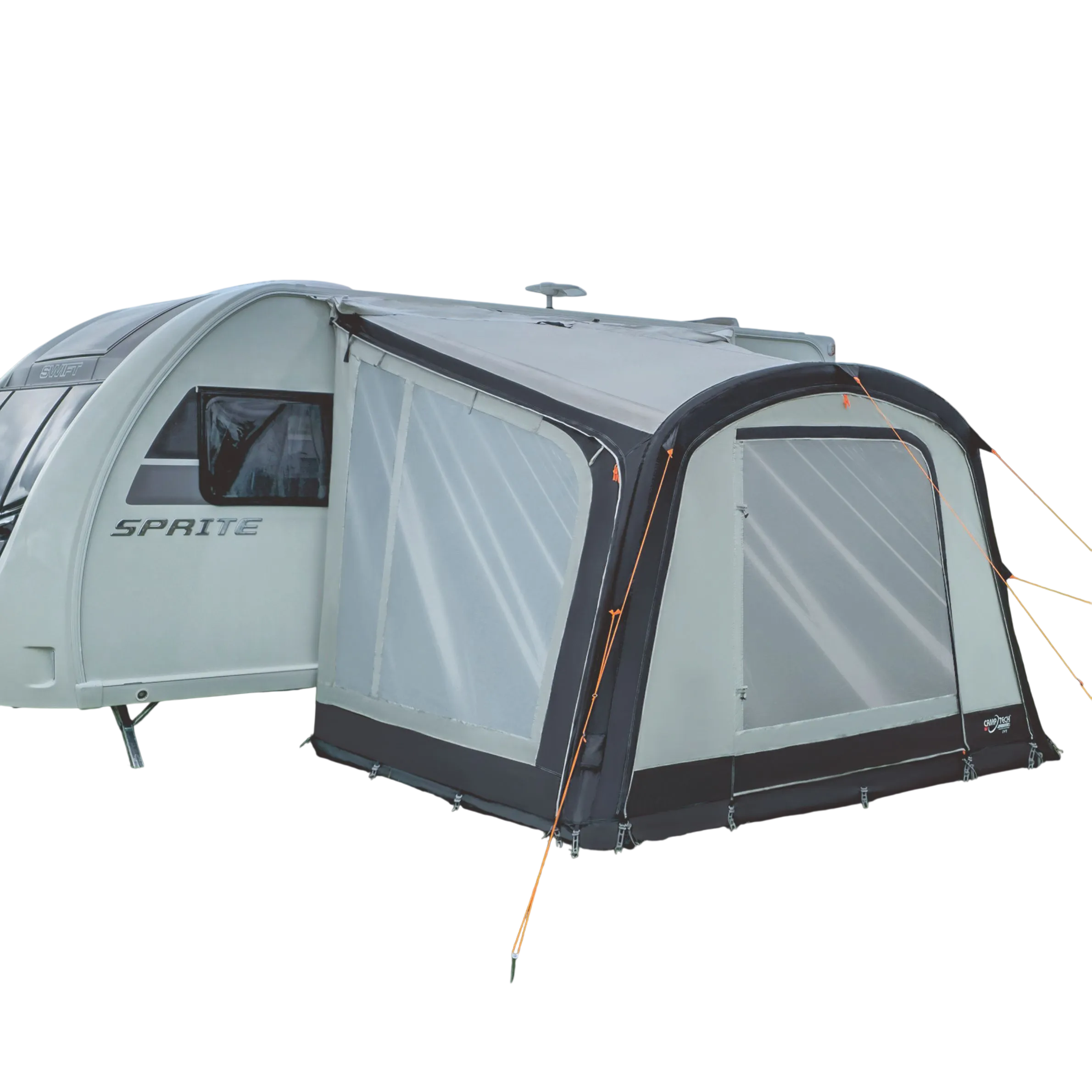 The Ivy Air Roll Air Awning is a brilliant solution for caravanners who value transit convenience without sacrificing the luxury of a full living area.