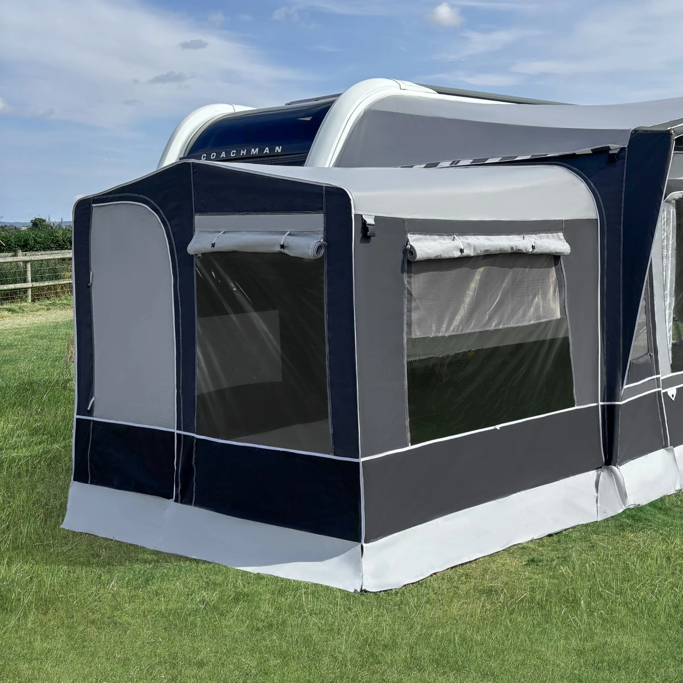 The Westminster CS Tall Annex is the ultimate space-multiplier for your camping setup, designed specifically for families and long-term tourers who need maximum flexibility.