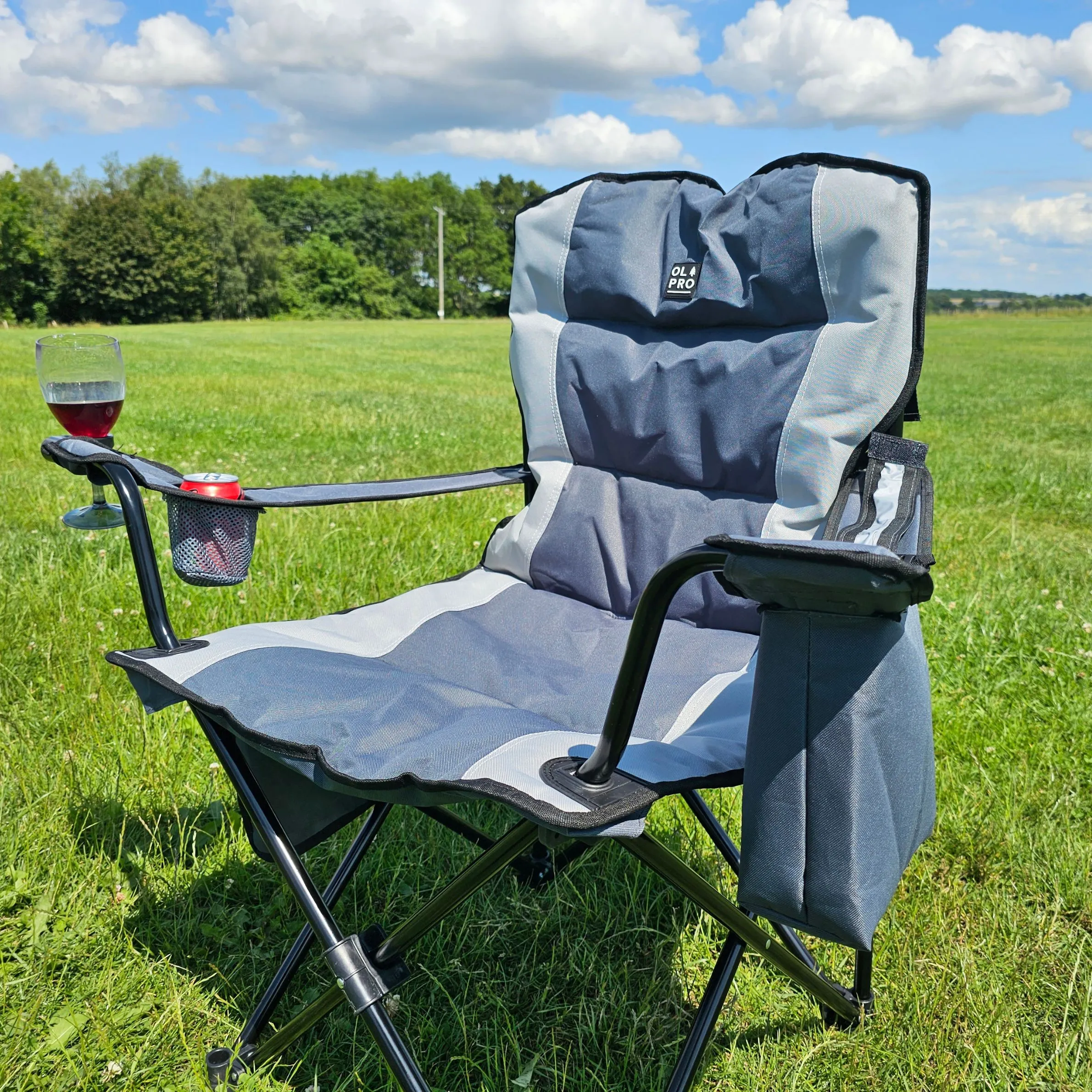 The Henwick Padded Armchair completely redefines baseline comfort for campsite lounging, festival trips, and weekend garden socialising.