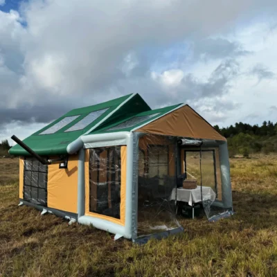 The Aero Cabin Inflatable Tent is engineered for large families and groups of up to 10 campers who want superior performance without sacrificing resort-style comfort.