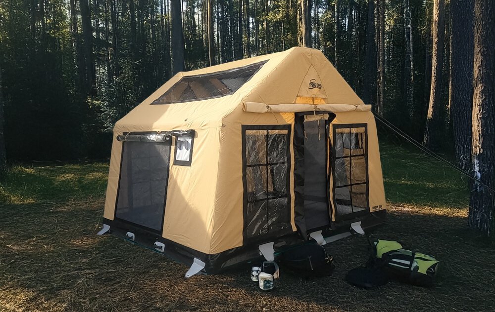 The LONDON 360 DISCOVER Inflatable Tent redefines immersive outdoor living for families of four, blending resort-style glamping luxury with extreme, four-season engineering.