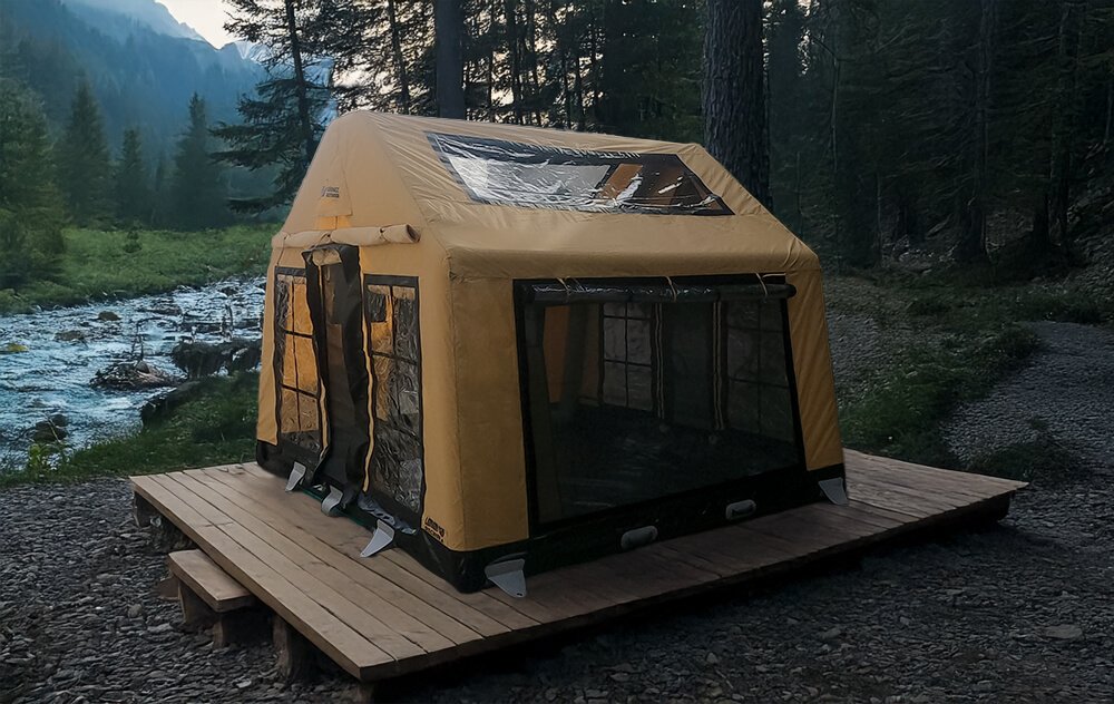 The LONDON 360 DISCOVER Inflatable Tent redefines immersive outdoor living for families of four, blending resort-style glamping luxury with extreme, four-season engineering.