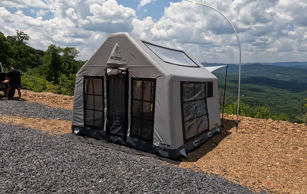 The LONDON 360 DISCOVER Inflatable Tent redefines immersive outdoor living for families of four, blending resort-style glamping luxury with extreme, four-season engineering.