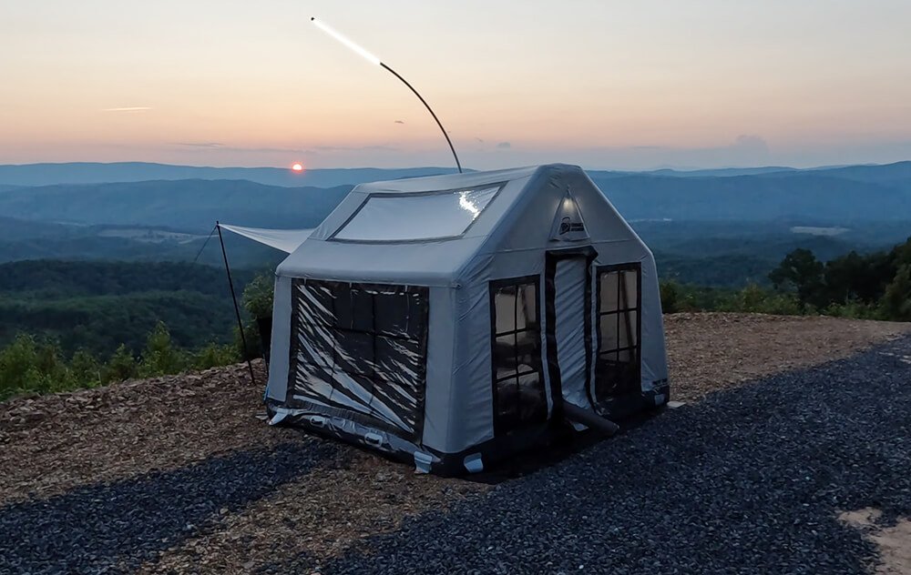 The LONDON 360 DISCOVER Inflatable Tent redefines immersive outdoor living for families of four, blending resort-style glamping luxury with extreme, four-season engineering.