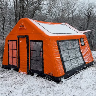 The LONDON 360 DISCOVER PLUS Inflatable Tent represents the pinnacle of large-scale outdoor luxury, creating a grand retreat capable of hosting groups of 8 to 10 campers in uncompromised comfort.